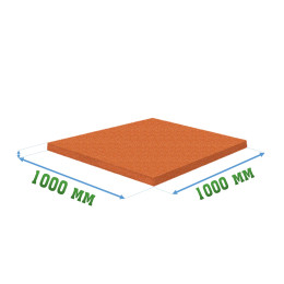 Покрытие для тира 1000x1000x6мм
